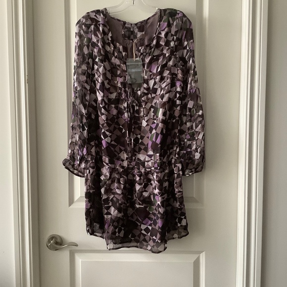 NWT Silk Bohemian dress - Picture 2 of 11